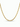 Solid Gold Diamond Cut Rope Chain - 4mm